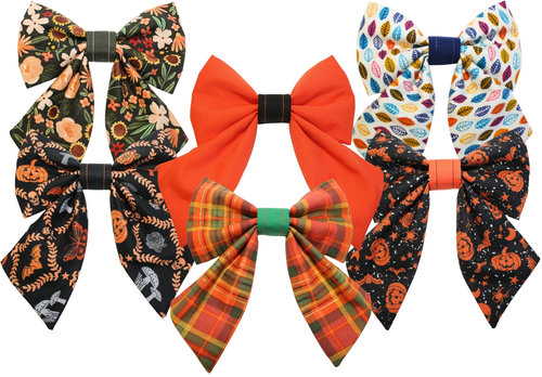 Fall/Spooky Season ∙ Floppy Bow for Collar
